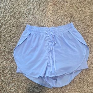 Periwinkle Buffbunny athletic shorts worn once